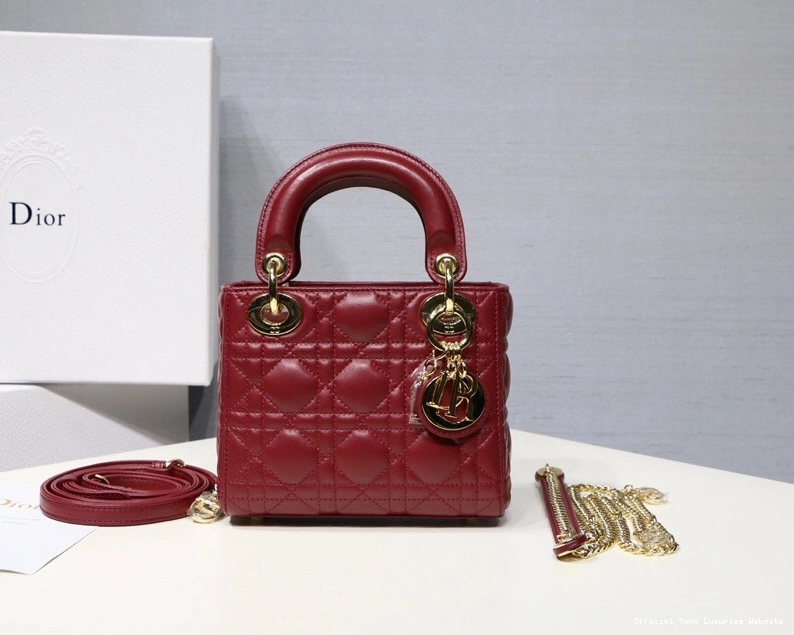 Tony Luxuries Lambskin With diro Mini Lady 0813